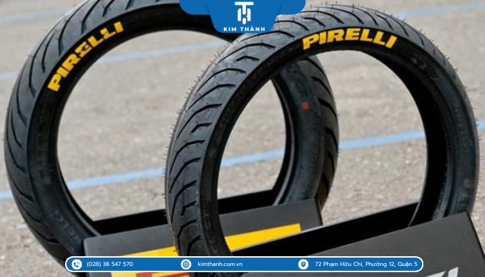 Thương hiệu bánh xe Pirelli cho Yamaha được ưa chuộng nhiều