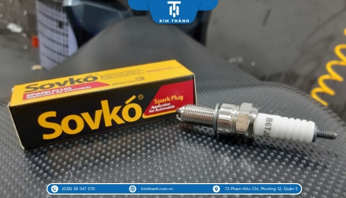 Lựa chọn bugi Sovko 3 chấu để tăng hiệu suất cho xe