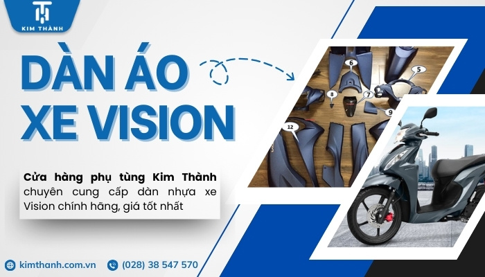 Mua nhàn nhựa xe Vision chính hãng tại Kim Thành