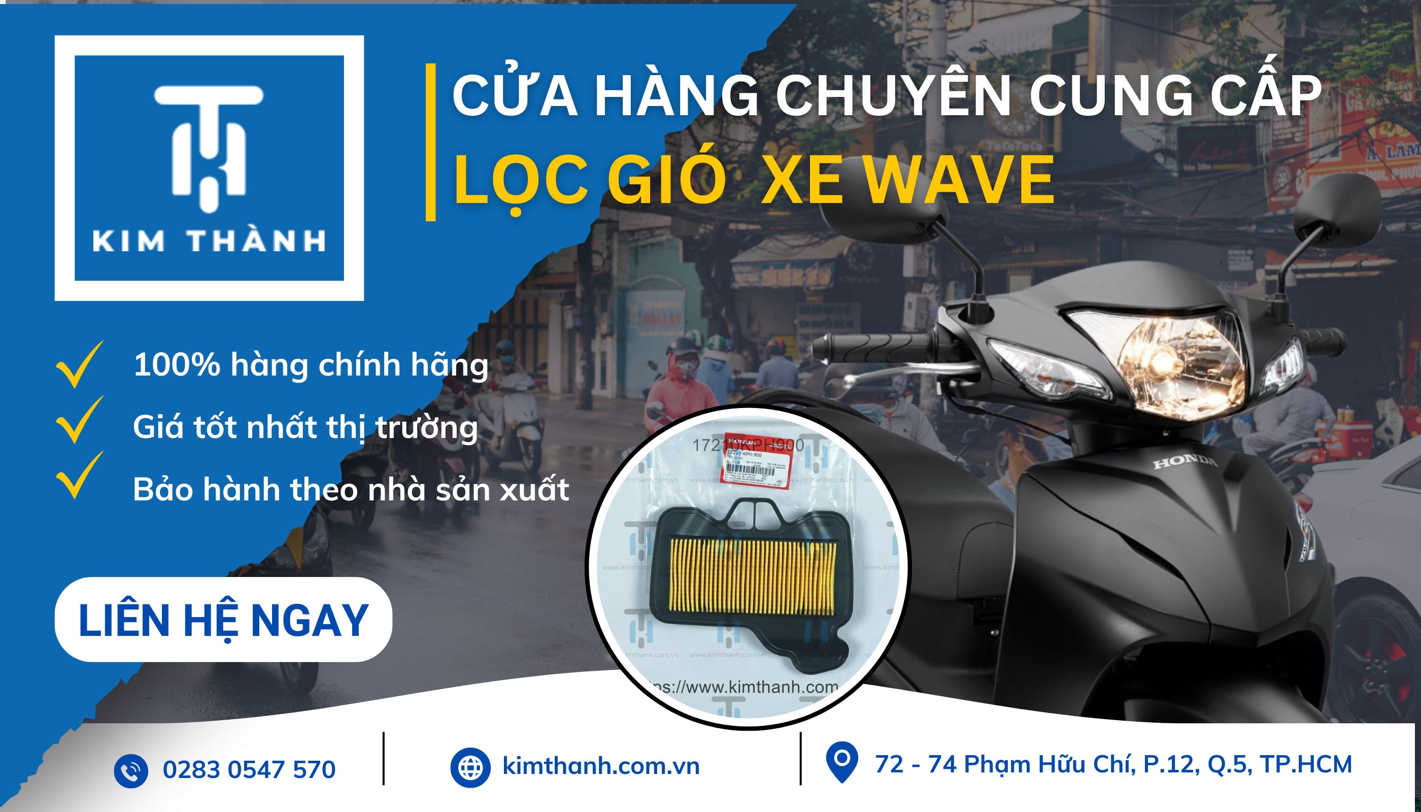 6 bước vệ sinh lọc gió xe Wave đúng kỹ thuật