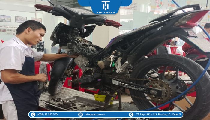 Bảo dưỡng phụ tùng xe máy Honda định kì