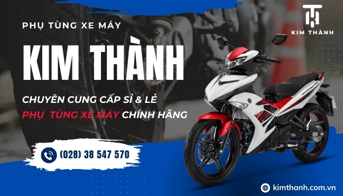 Kim Thành cam kết bán các phụ kiện xe máy chính hãng, uy tín