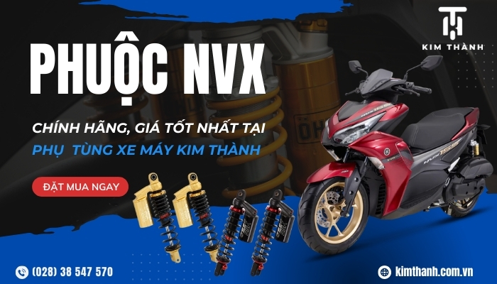 Mua giảm xóc phuộc NVX chính hãng tại Kim Thành