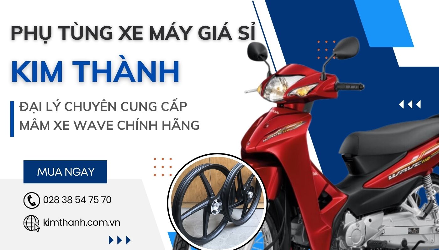 Địa chỉ bán mâm xe Wave zin chính hãng