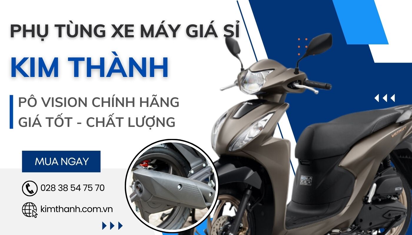 Kim Thành - Địa chỉ bán pô zin vision chính hãng Honda, giá tốt