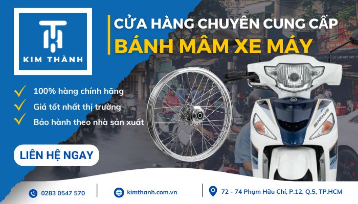 Kim Thành là đơn vị chuyên phân phối và cung cấp bánh mâm xe chính hãng trên thị trường