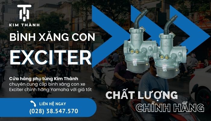 Mua bình xăng con Exciter chính hãng tại cửa hàng Kim Thành