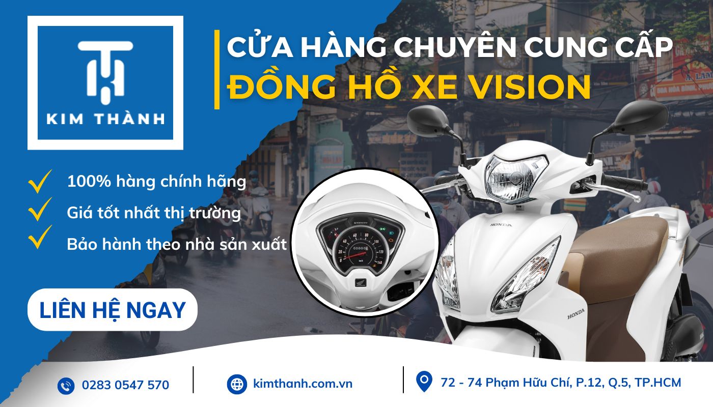 Mua đồng hồ Vision chính hãng Honda tại Kim Thành