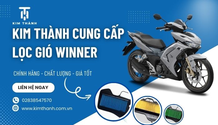 Kim Thành – Địa chỉ cung cấp lọc gió xe Winner X V1, V2, V3 chính hãng