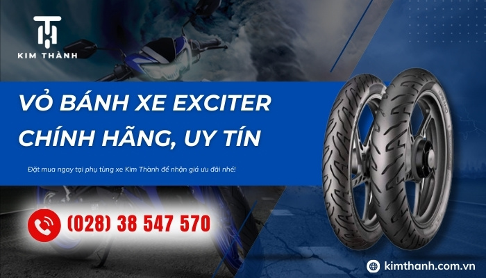 Mua vỏ lốp xe Exciter tại Kim Thành 