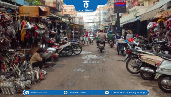 Giới thiệu về chợ phụ tùng xe máy Tân Thành