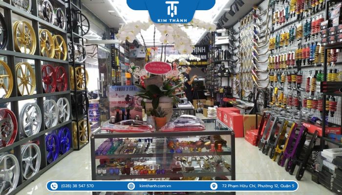 Chọn mua tại các cửa hàng phụ tùng xe máy Tân Thành uy tín