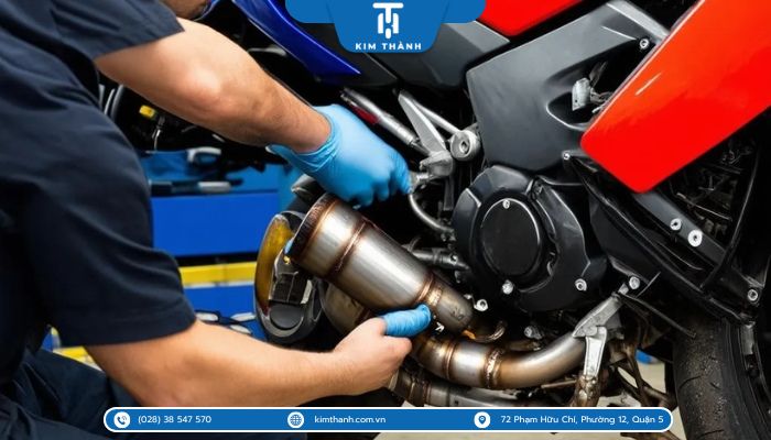 Nguyên nhân khiến ống pô xe máy bị thủng