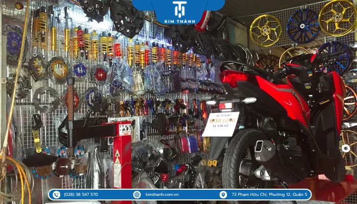 So sánh giá trước khi mua phụ tùng xe máy chợ Tân Thành