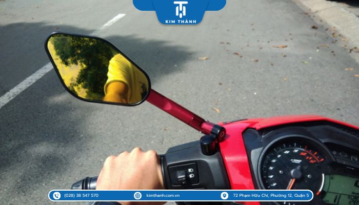 Tầm quan trọng của gương chiếu hậu xe máy