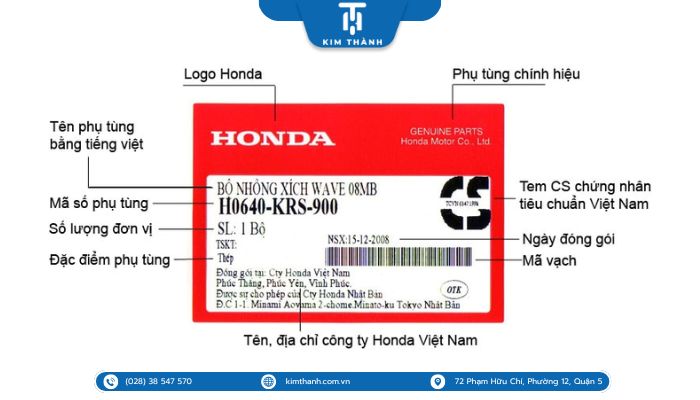 Phụ tùng xe Honda