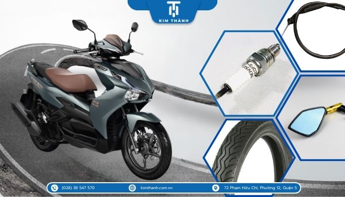 Điểm khác biệt phụ tùng xe Air Blade 2020 so với đời trước