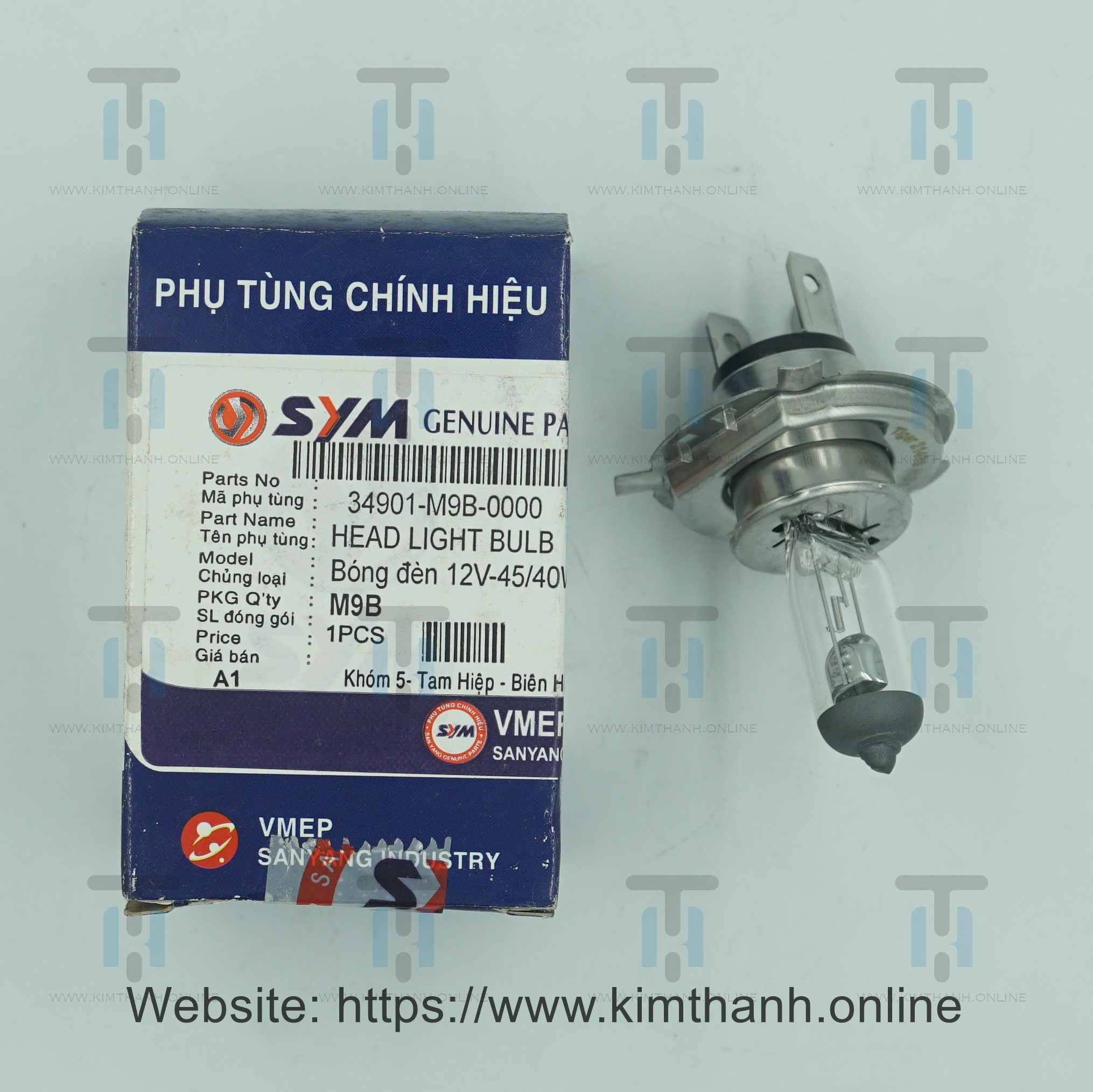 Bóng đèn trước 12V-45/40W Attila 2004 2005