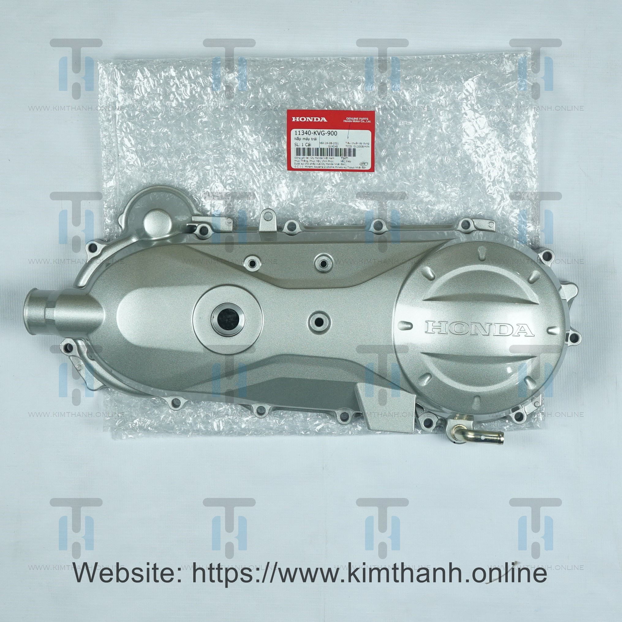Nắp nồi Honda Việt xăng cơ bạc - tròn Air Blade đời đầu