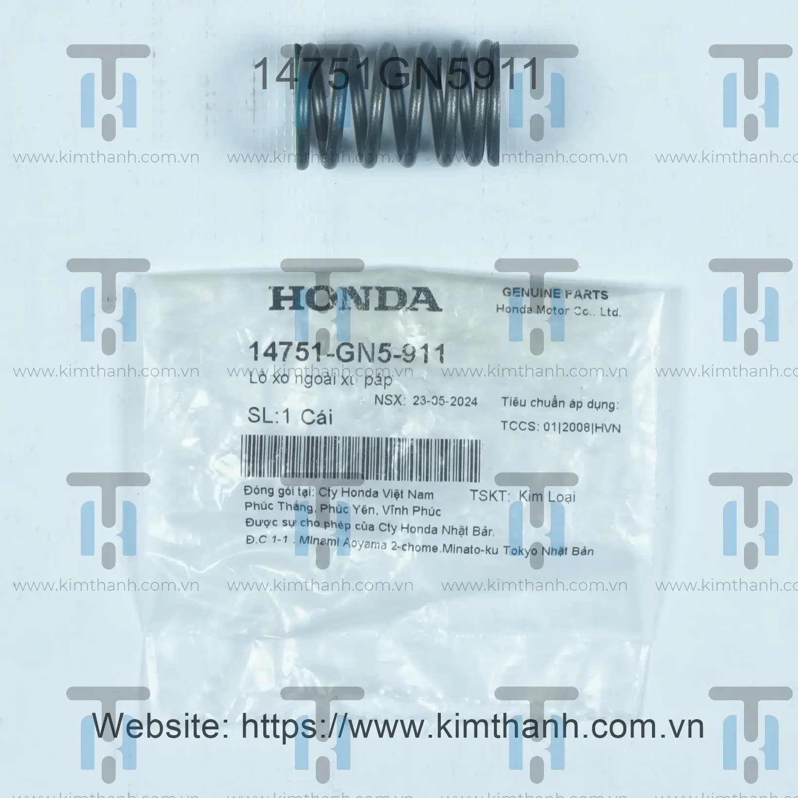 Lò xo xupap ngoài Wave Alpha 2002 đời đầu