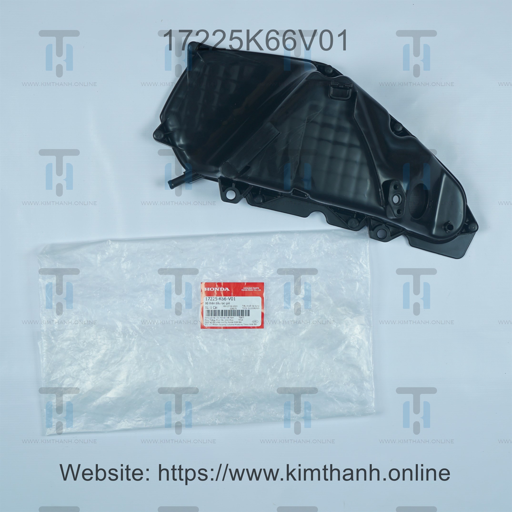 Hộp pô E có Ron gioăng Air Blade 2013 - 2015 đèn cầu
