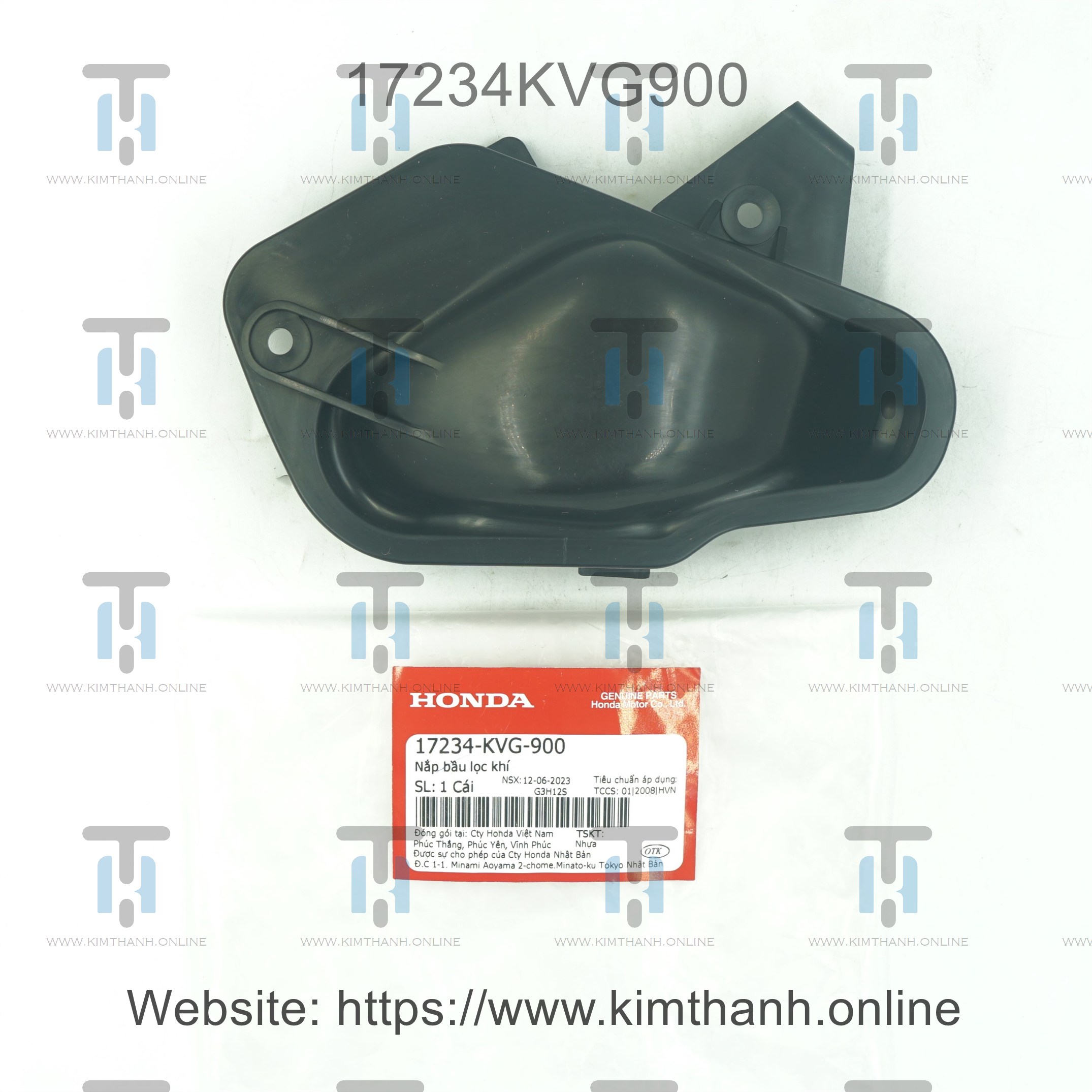 Nắp pô E nhỏ xăng cơ Air Blade đời đầu