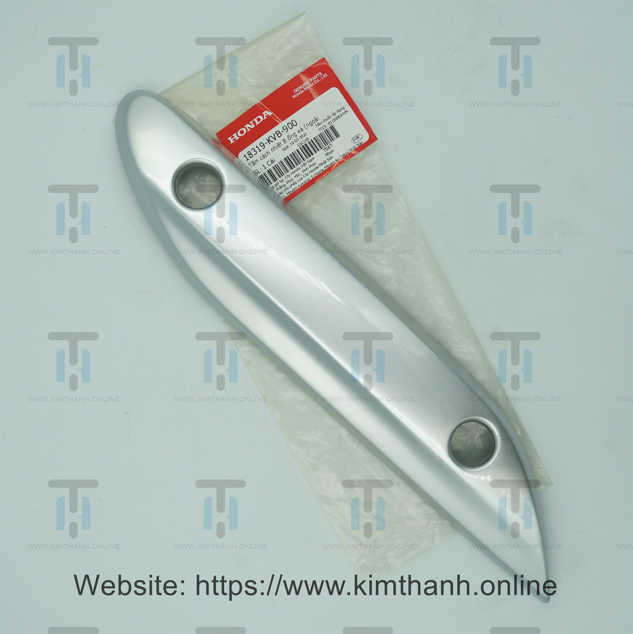Ốp pô bạc Click 110cc Honda Việt Nam