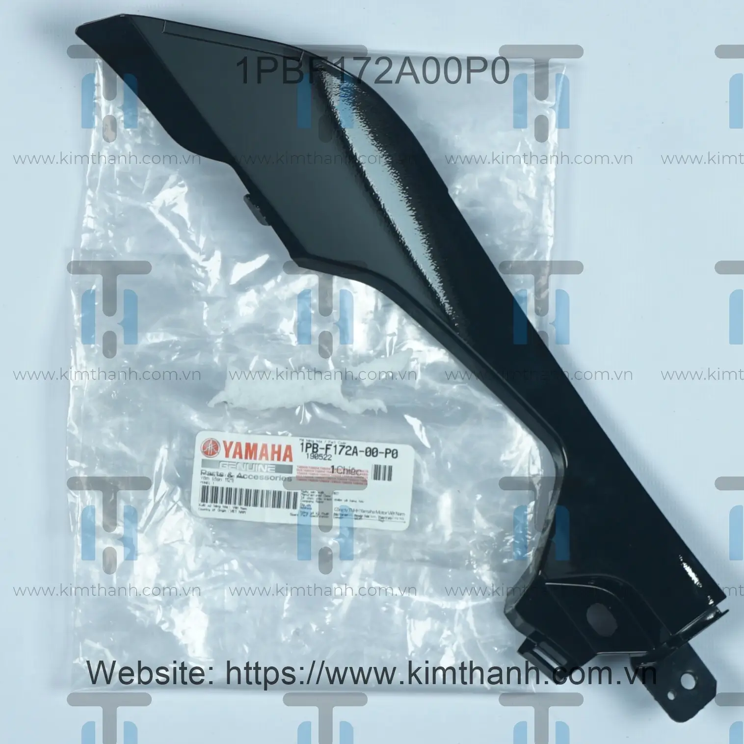 Nẹp mỏ cày đen bóng trái Jupiter Fi 2014