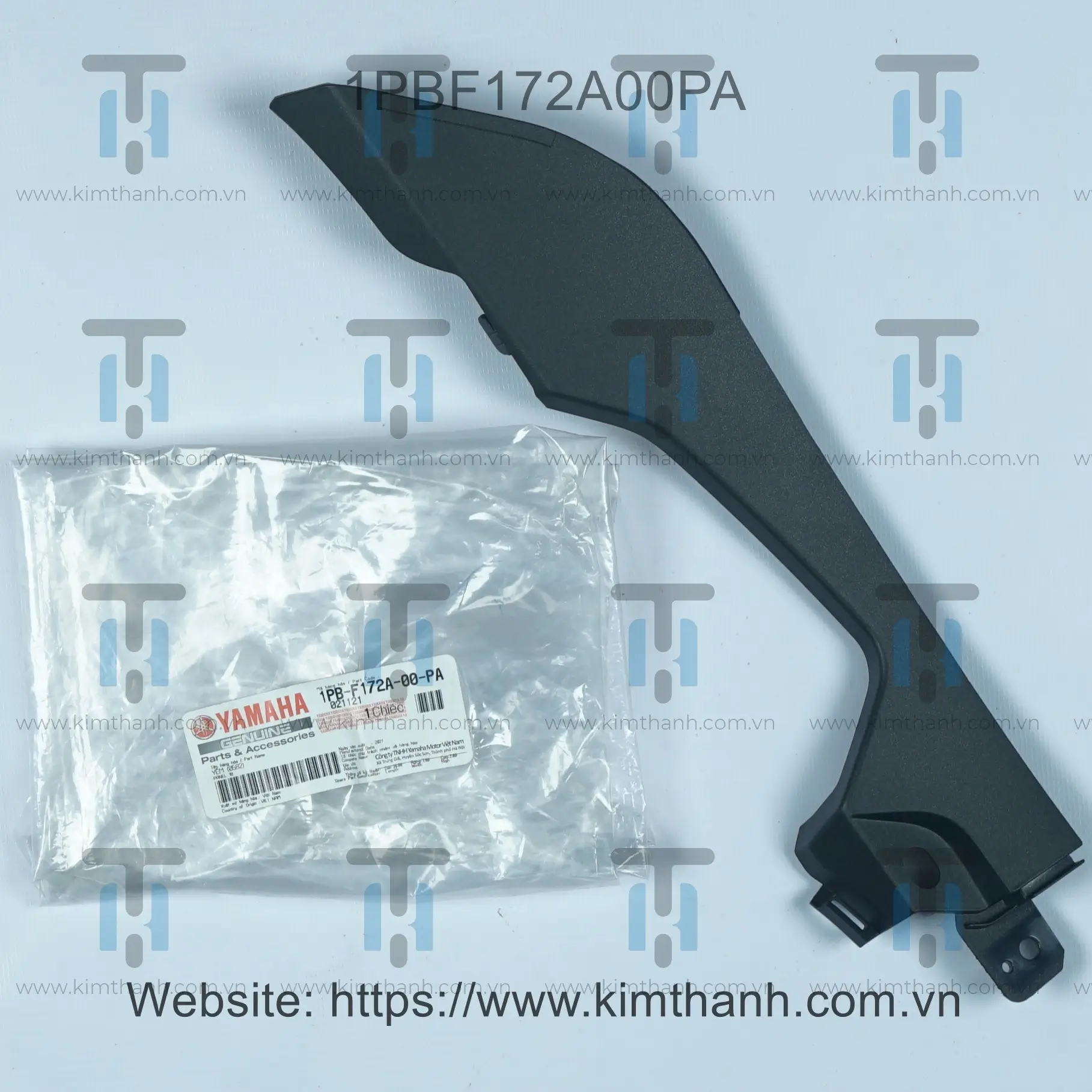 Nẹp mỏ cày đen mờ trái Jupiter Fi 2014