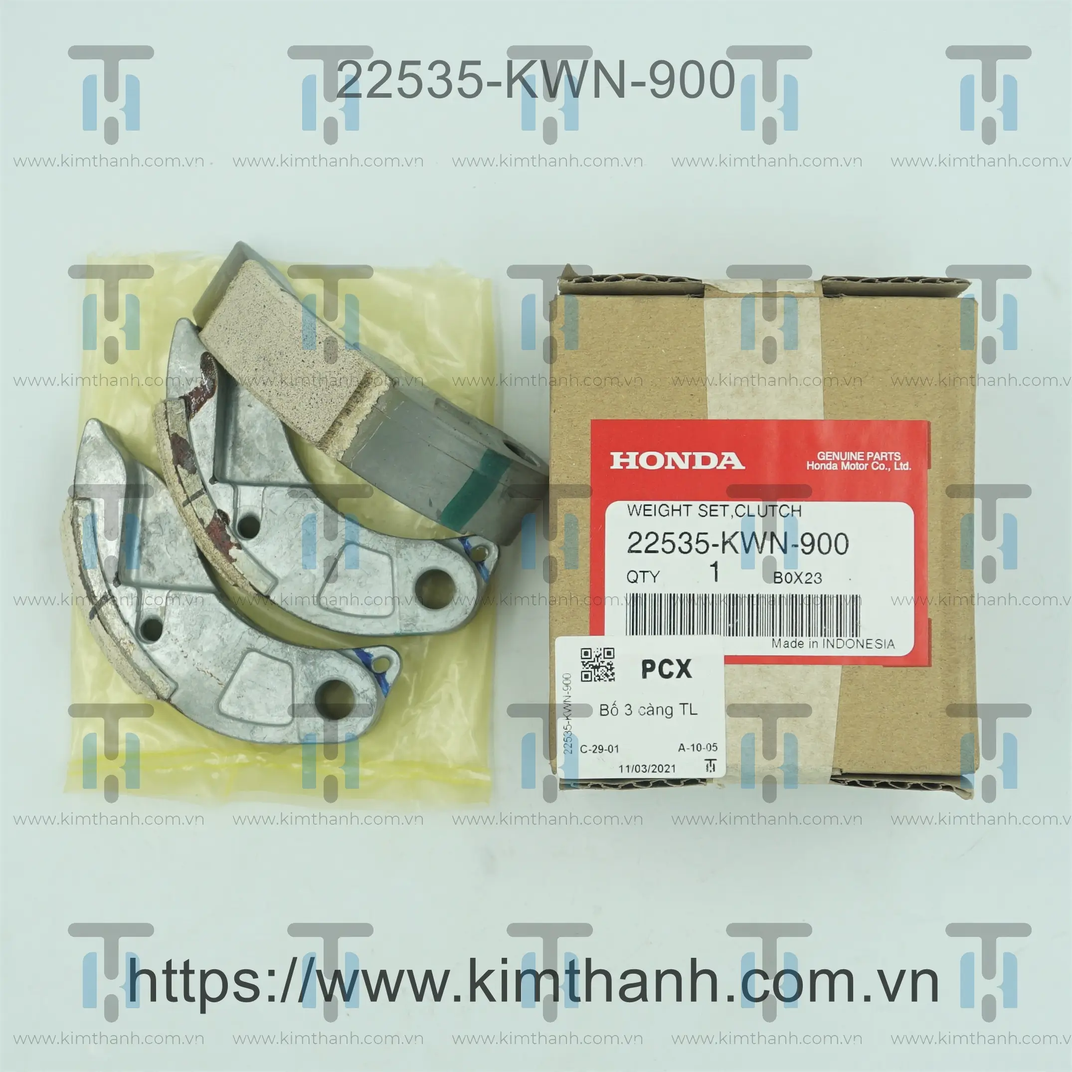 Bố 3 càng Thái Lan - không đế PCX 2010 đời đầu