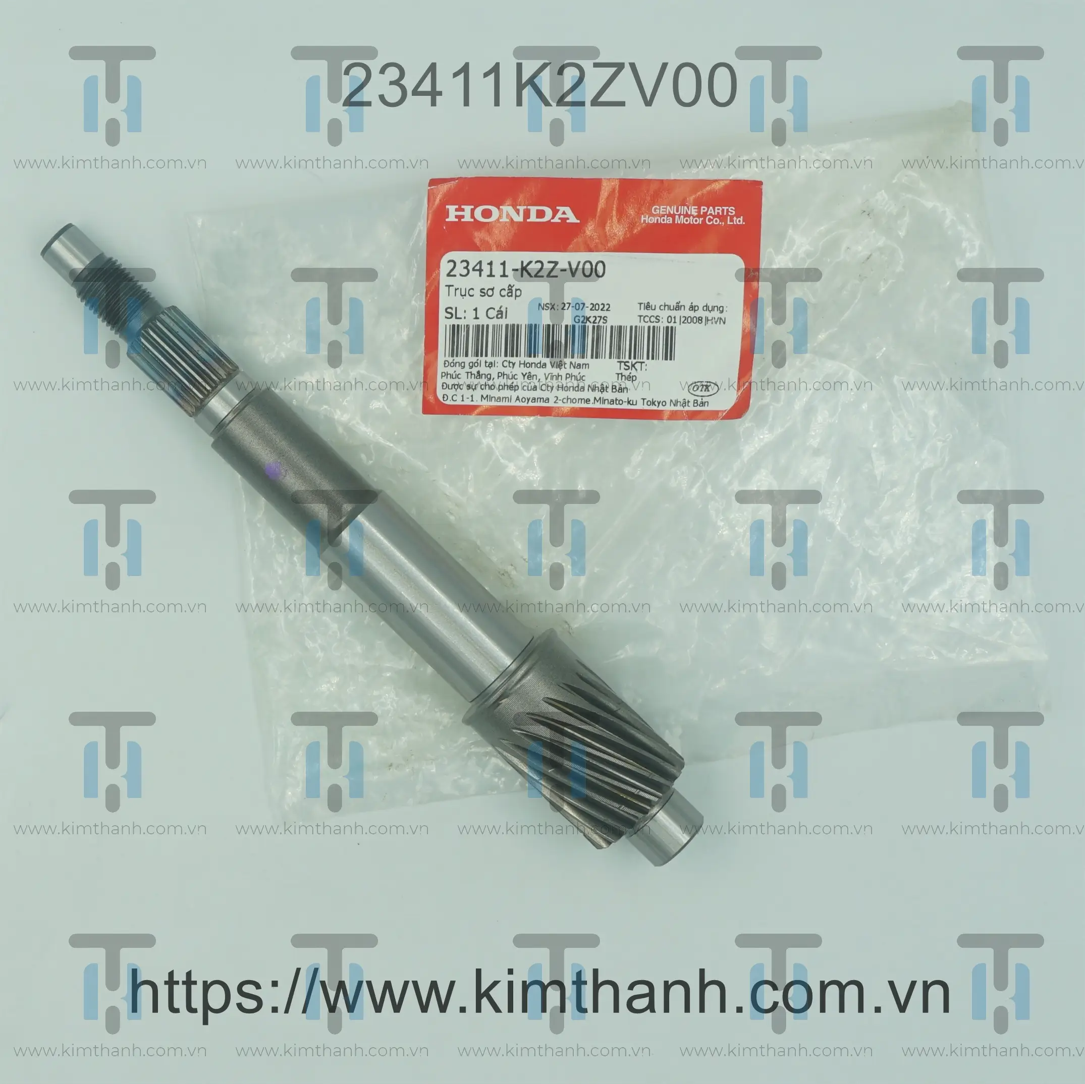 Cốt láp 160cc 18T Air Blade 2022 - 2025 đèn LED