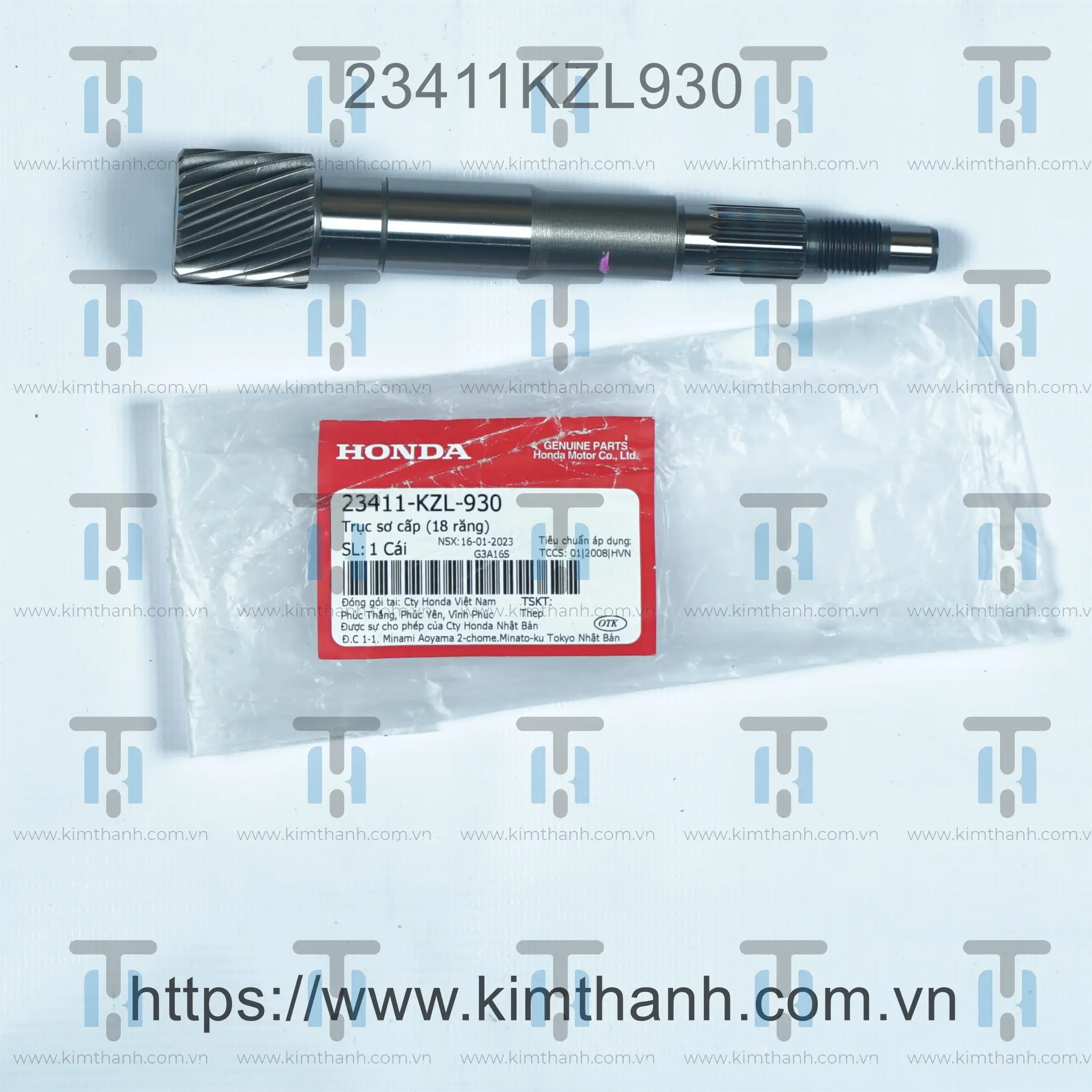 Cốt láp Vision 18T | Cốt Xe Vision