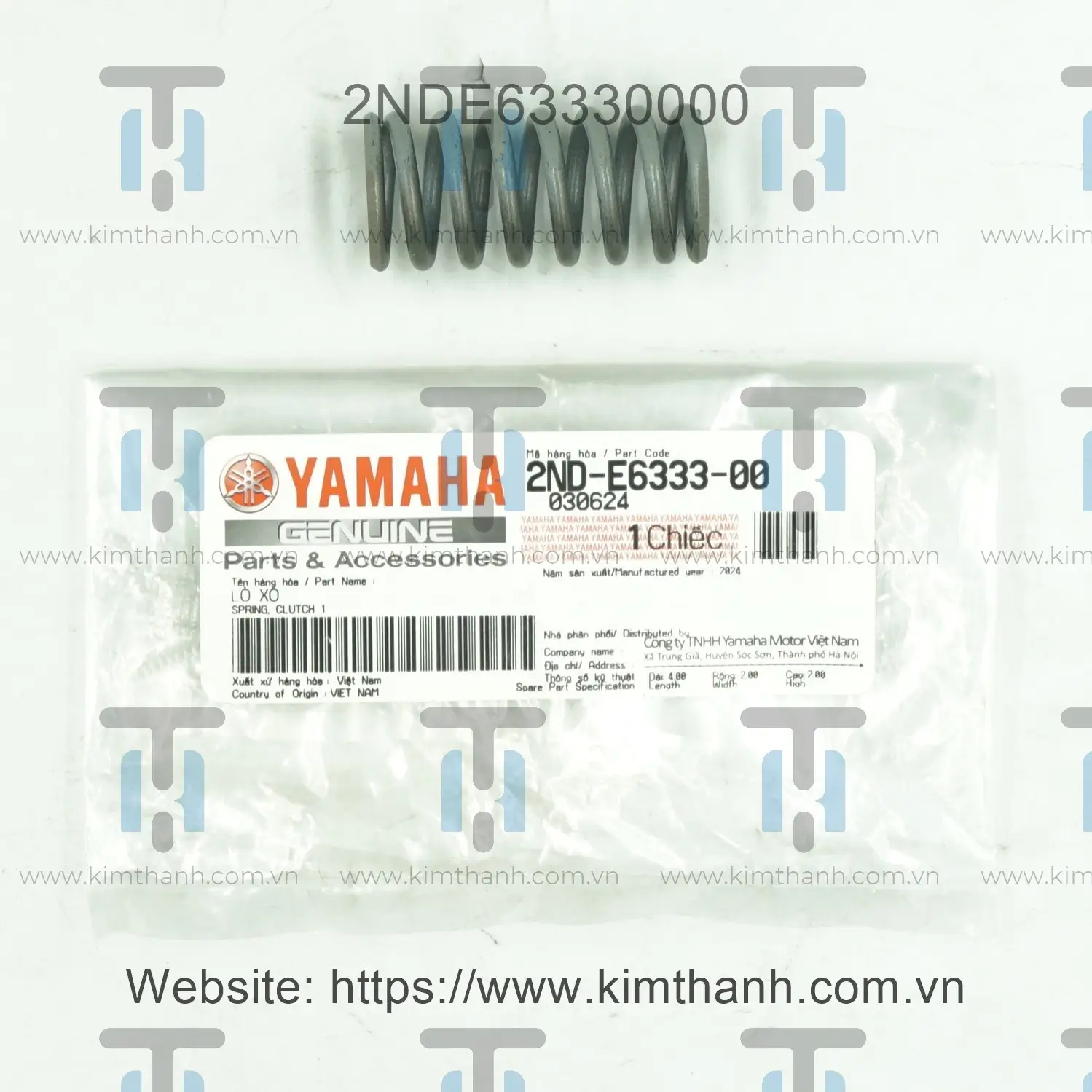 Lò xo nắp nhôm 4 lỗ Exciter 2015 150cc