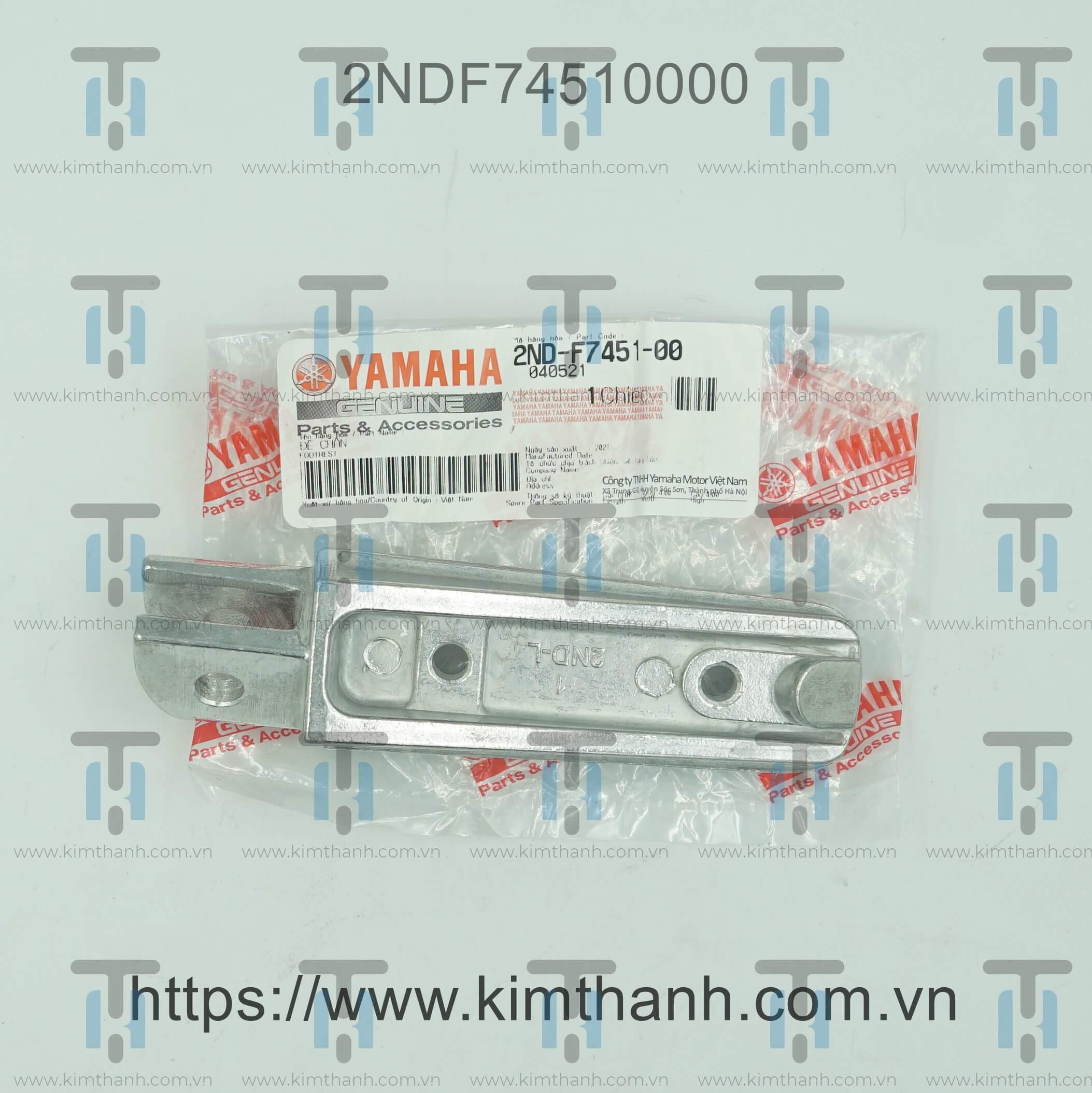 Gác chân trước sắt trái Exciter 2015 150cc
