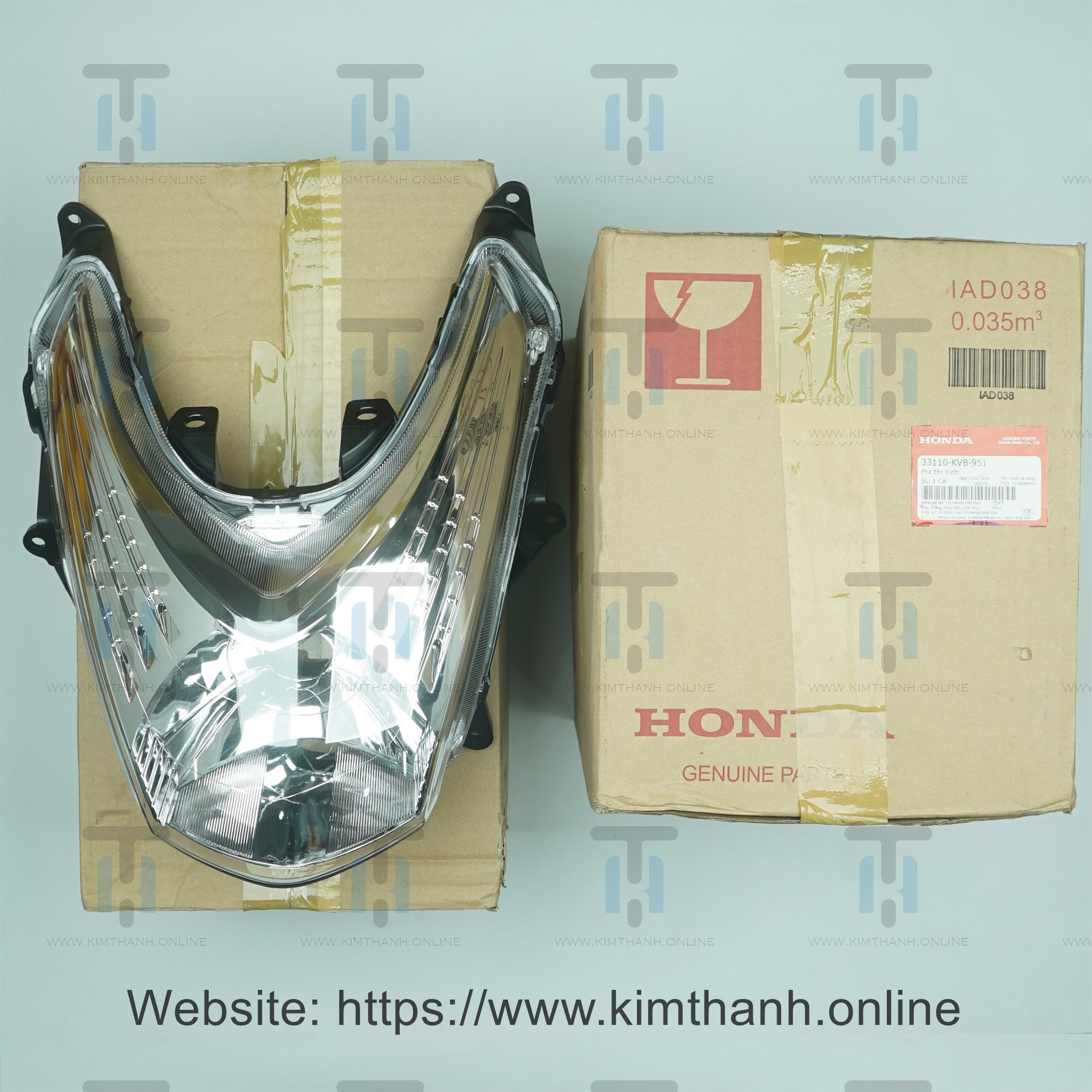 Pha đèn Click 110cc Honda Việt Nam