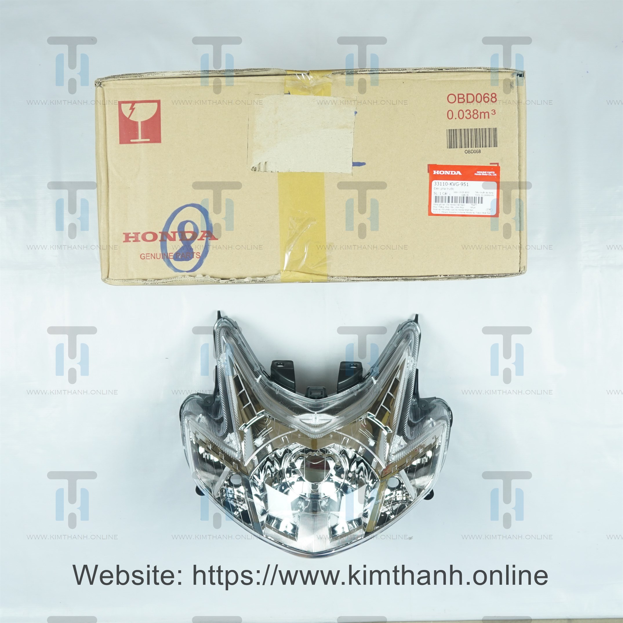 Pha đèn Honda Việt Air Blade đời đầu