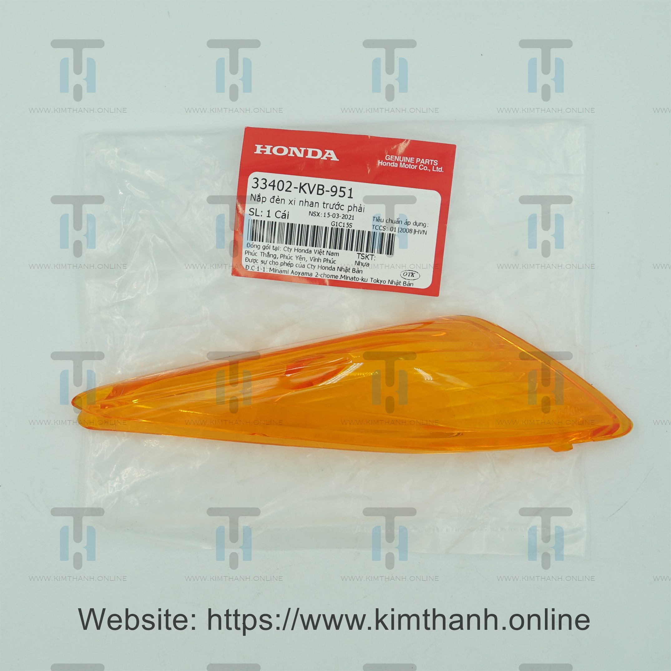 Chụp xi nhan trước phải Click 110cc Honda Việt Nam