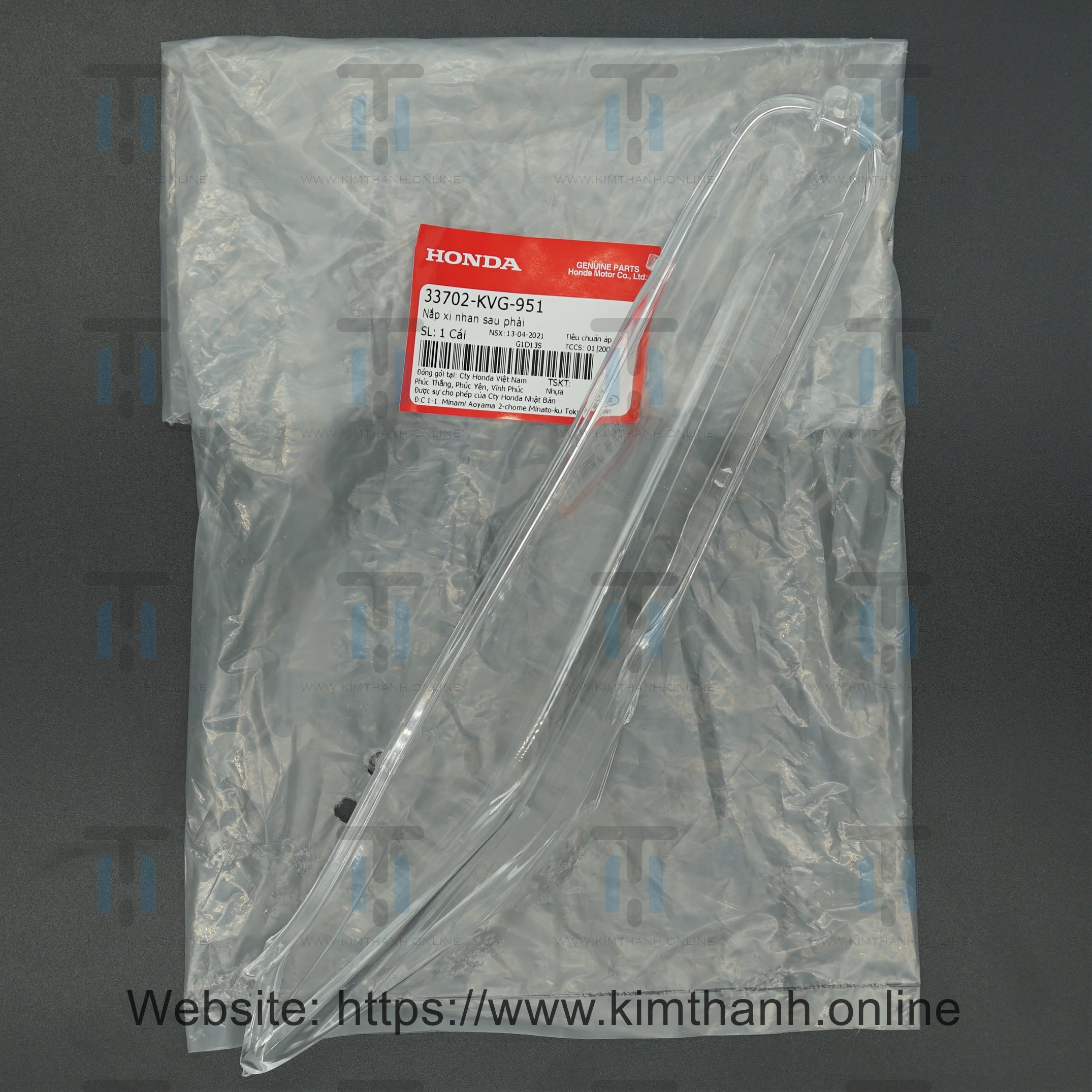 Chụp xi nhan sau Honda Việt phải Air Blade đời đầu