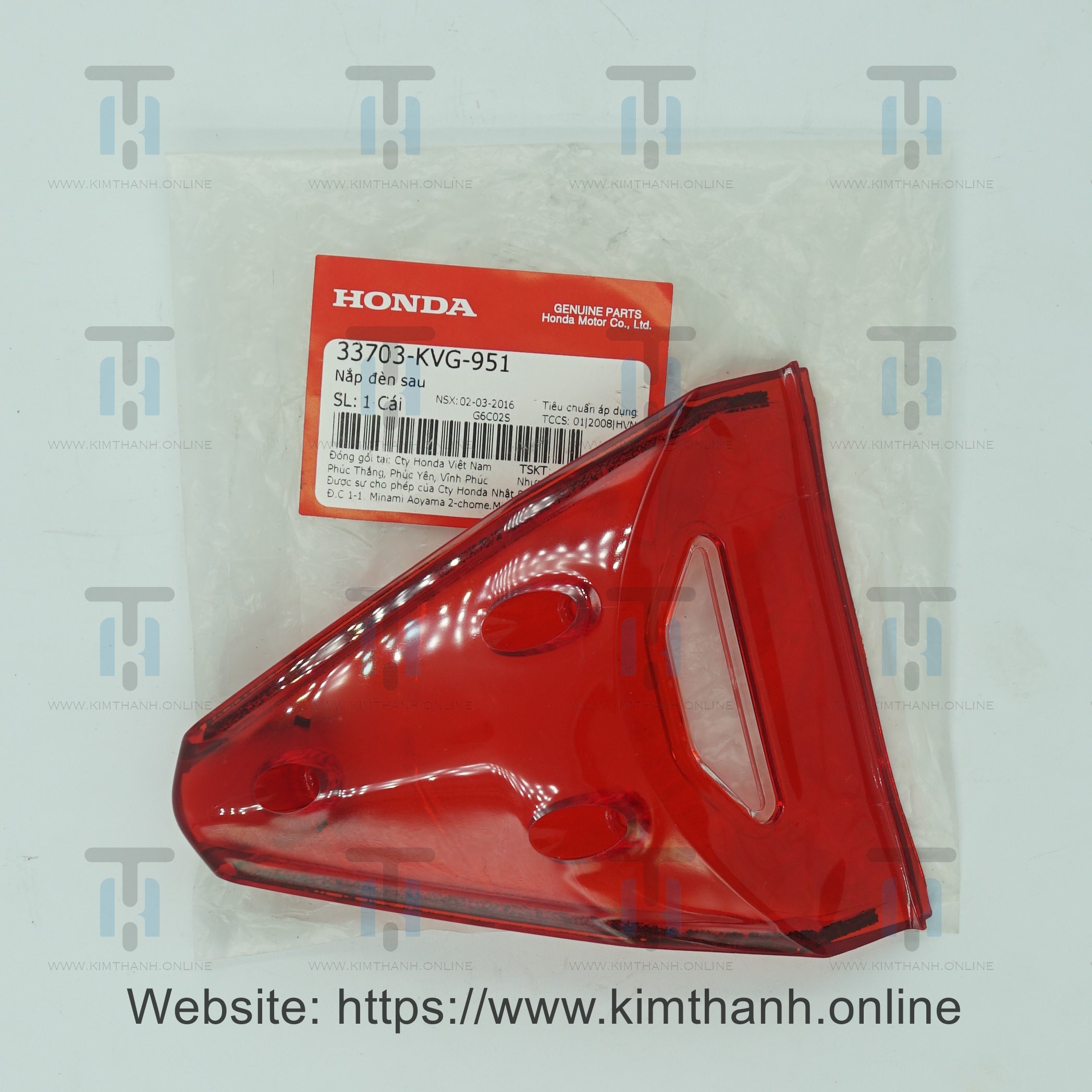 Nắp Chụp Đèn Hậu Màu Đỏ AB 2008-2010