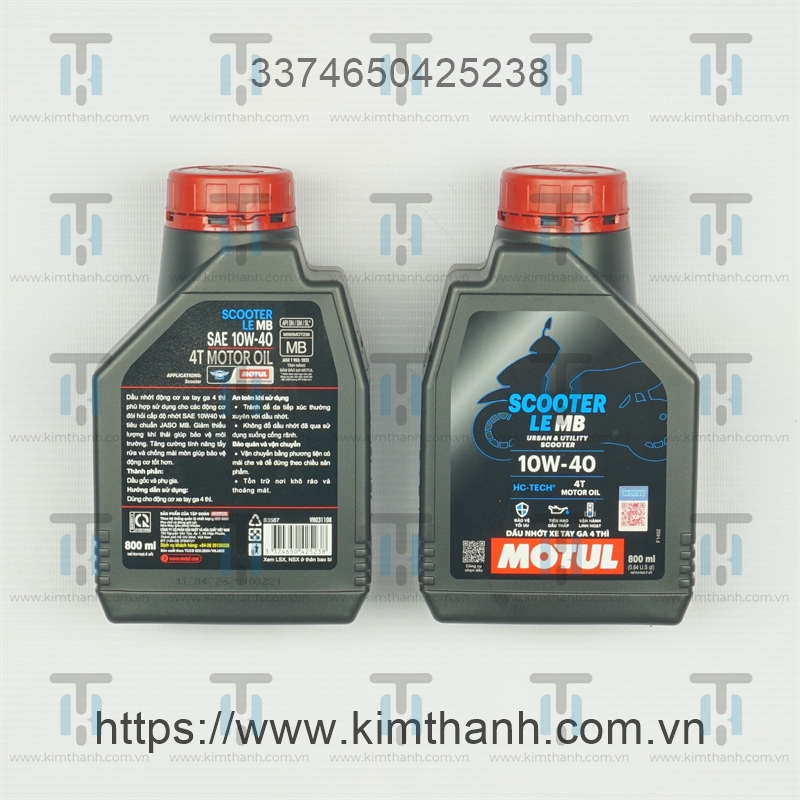 Nhớt xe ga LE 10W40 - 0,8 lít Motul