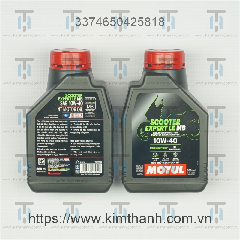 Nhớt xe ga expert - 0,8 lít Motul