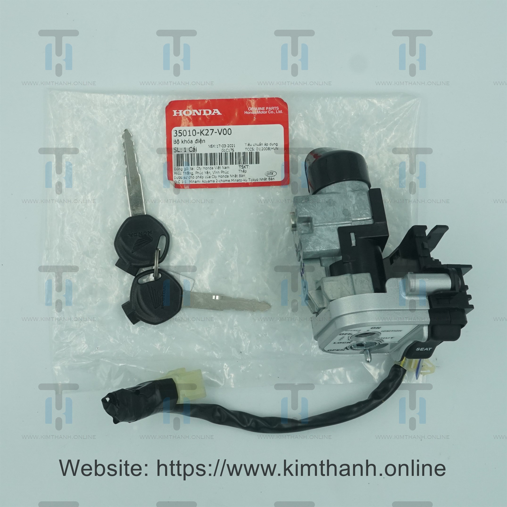 Khóa máy không chip Air Blade 2013 - 2015 đèn cầu