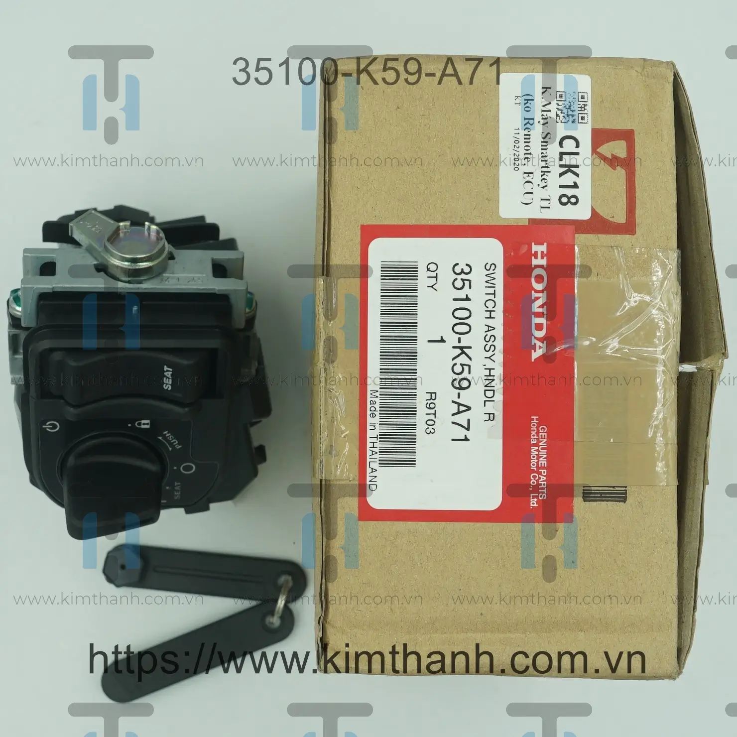 CLK18-Khóa máy Smartkey TL (không Remote, ECU)