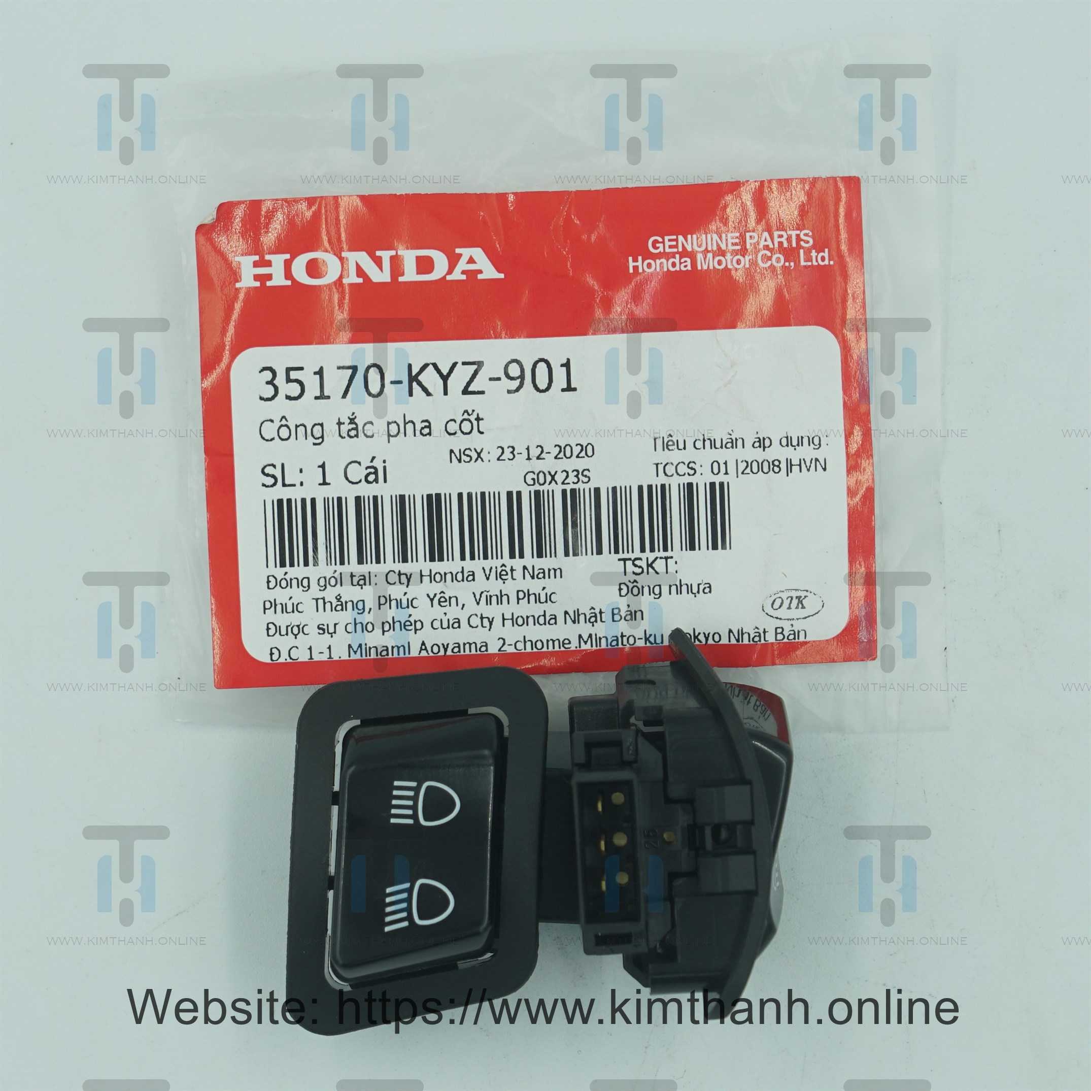 Công tắc pha cos Air Blade 2013 - 2015 đèn cầu