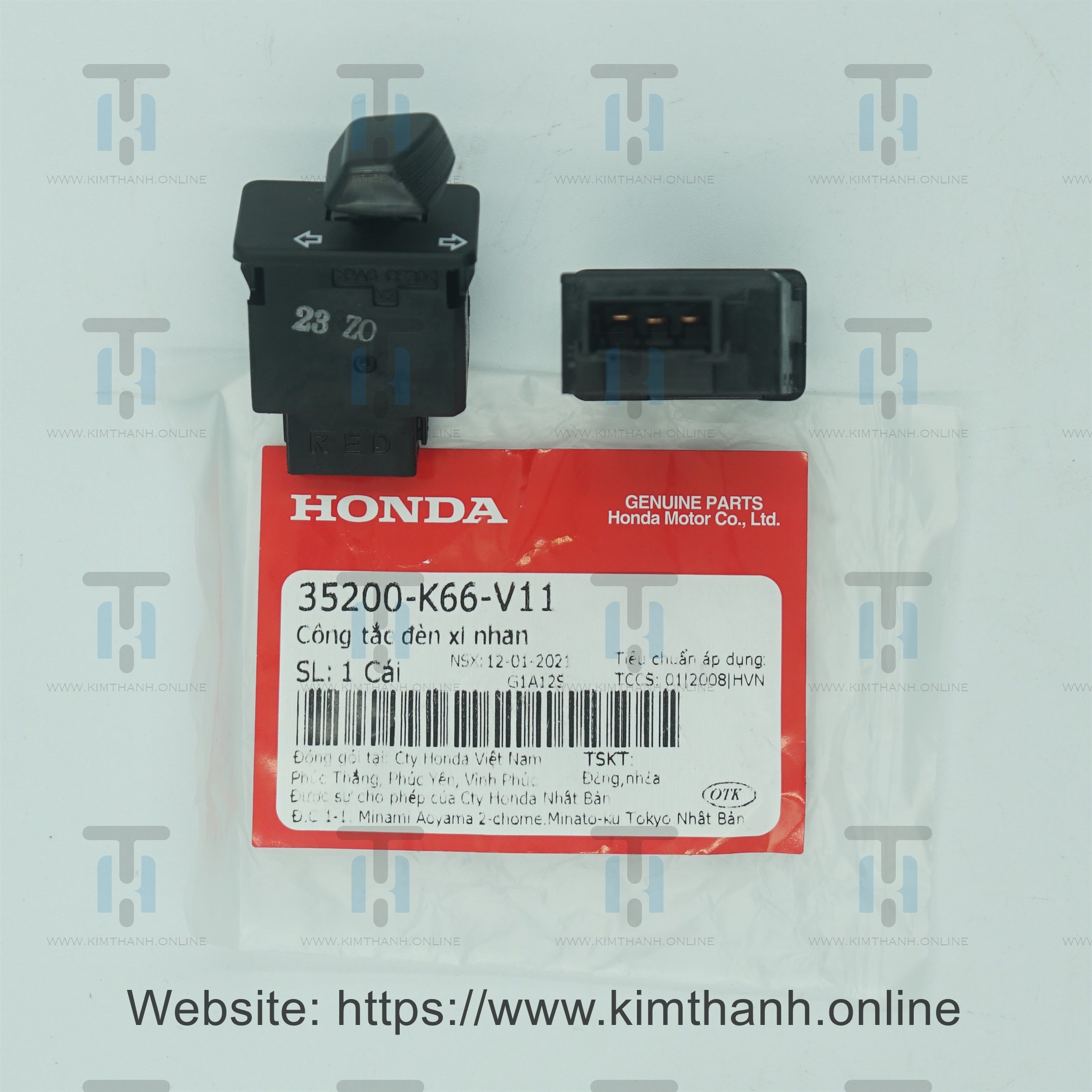 Công tắc xi nhan Air Blade 2016 - 2019 đèn LED