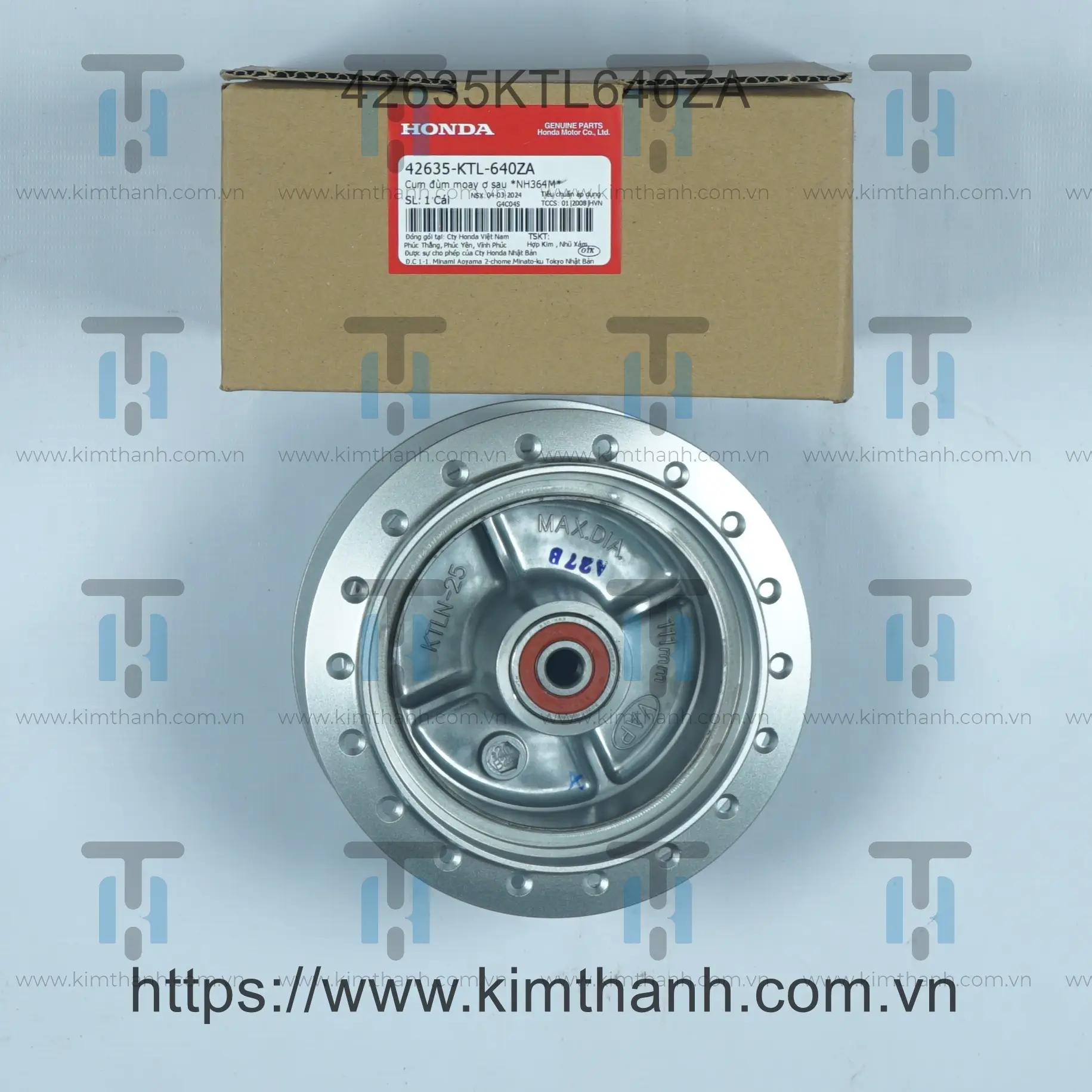 Đùm sau bạc Wave Alpha 2006