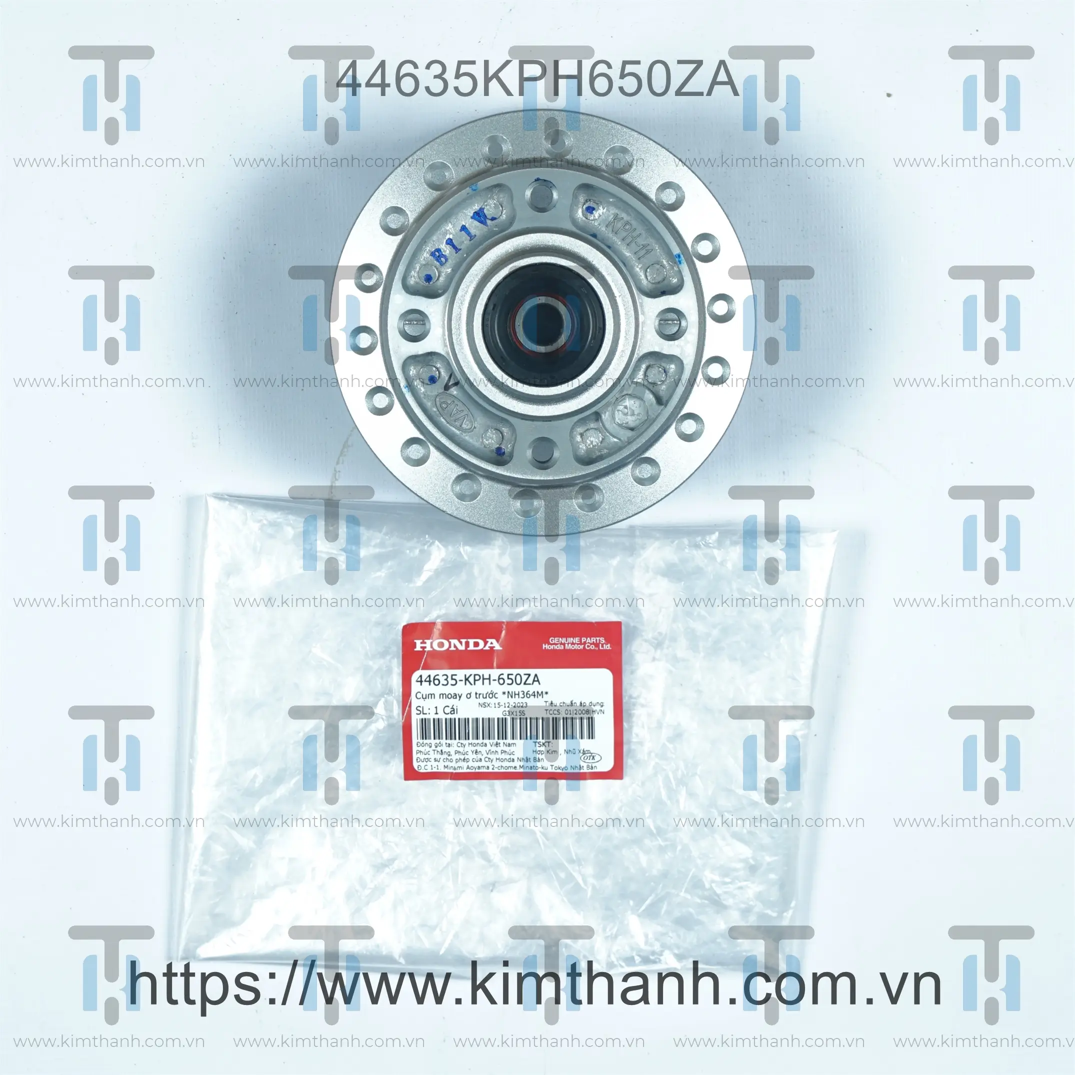 Đùm trước đĩa bạc 4 lỗ Wave Alpha 2006