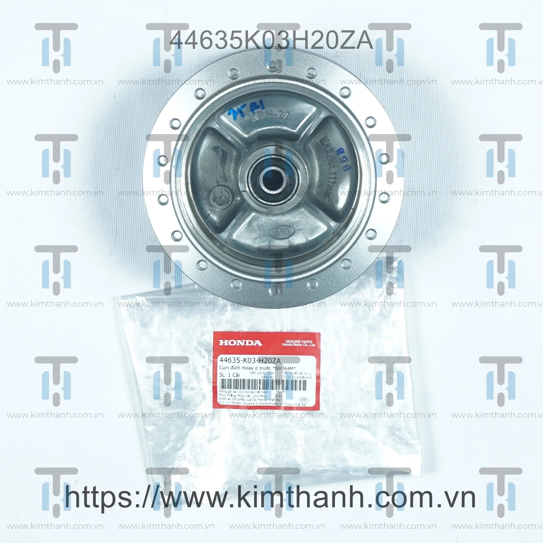 Đùm trước đùm bạc Wave Blade 2014