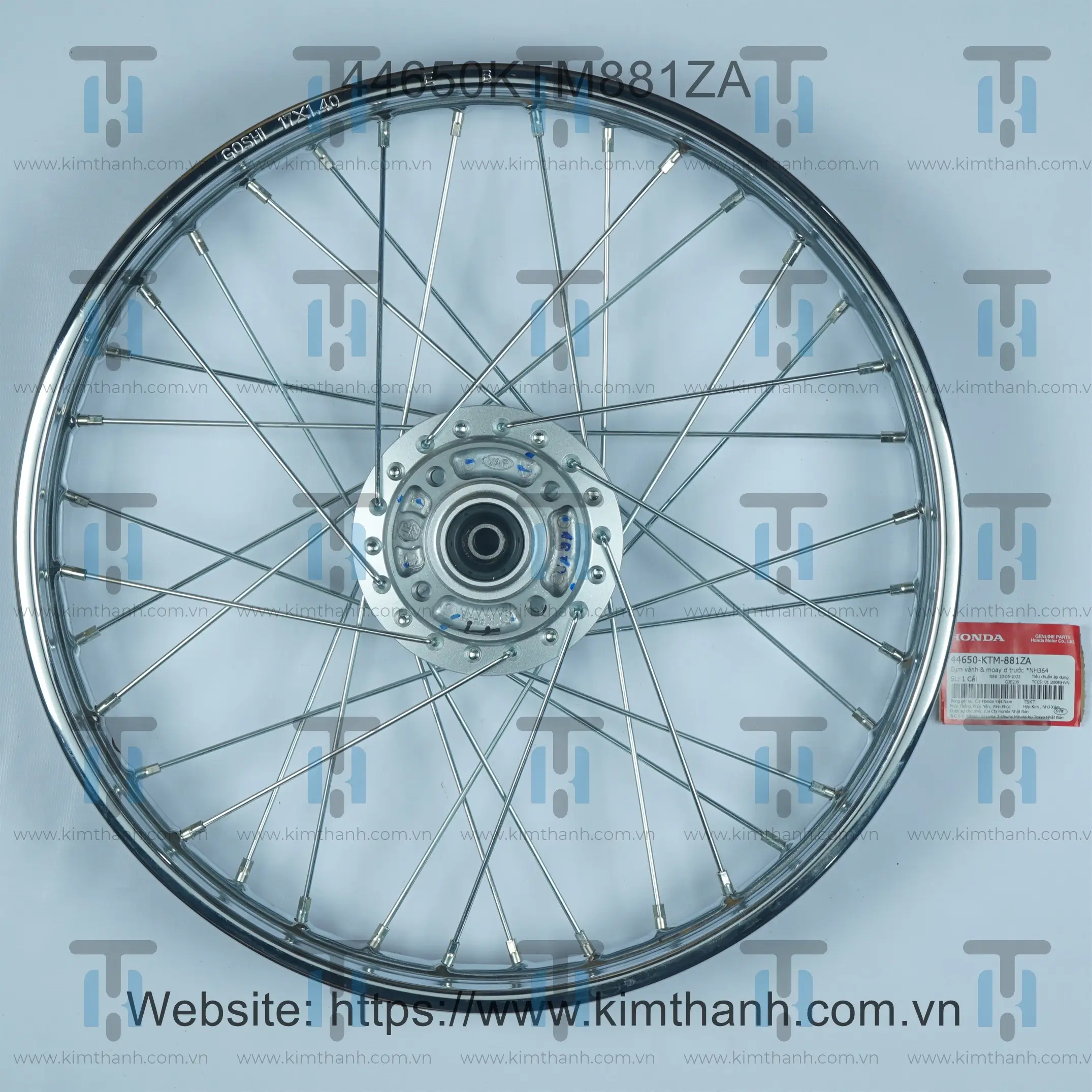 Bánh căm trước đĩa Wave Alpha 2006