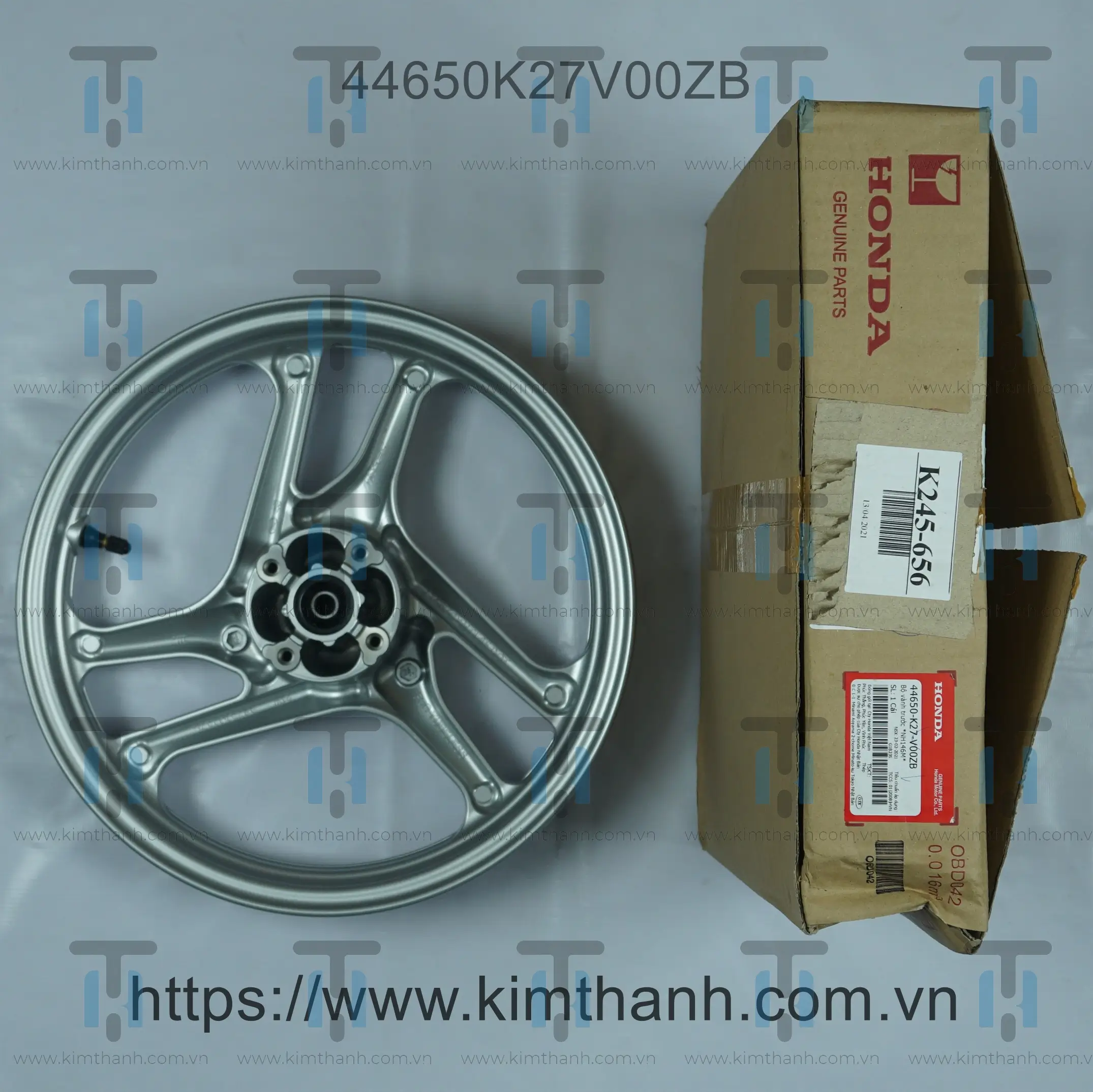 Mâm trước bạc Air Blade 2013 - 2015 đèn cầu
